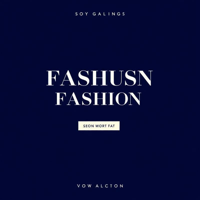 Diseño de aviso publicitario para una marca de moda
